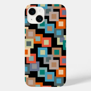 Lichte vierkantjes op Dark Hoesje-Mate iPhone Case