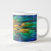 'Lichte vlam Abstract 163' Extra Grote Mok (Rechts)