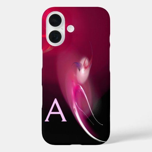 LICHTE VOGELS / PINKFUCHSIA ZWART ABSTRACTE MONOGR Case-Mate iPhone CASE (Achterkant)