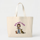 Lichte Vrouw Grote Tote Bag (Voorkant)