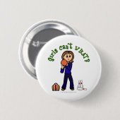 Lichte vrouwen Bowling Ronde Button 5,7 Cm (Voorkant /achterkant)