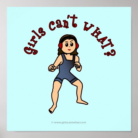 Lichte vrouwen die rusteloos poster (Voorkant)