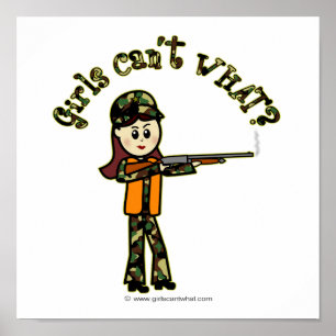 Lichte vrouwen jagen poster