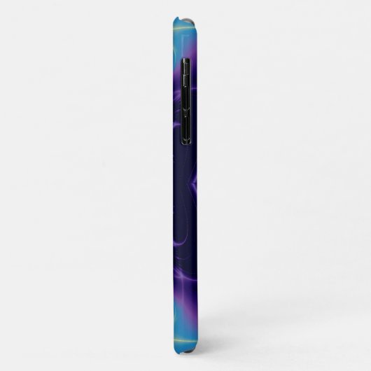 LICHTE WAVES MONOGRAM paars violet blauw Case-Mate iPhone Case (Achterkant/links)
