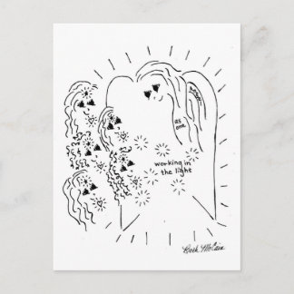 "Lichte werknemers" Verzamelen van Briefkaart