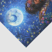 Lichte Whimsical Fantasy Bosfee Decoupage Tissuepapier (Detail)