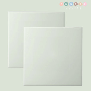 Lichte zachte pastel lichte salie mos groene kleur tegeltje