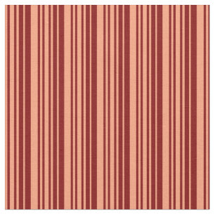 Lichte zalm en maroon-gekleurde lijnen stof