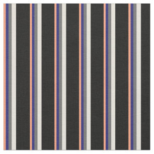 Lichte Zalm, Midnight Blue, Grijs, Beige & Zwart Stof