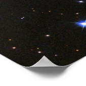 Lichtecho verlicht stof rond superreus St Poster (Hoek)