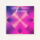 Lichteffecten op kantdagboek notitieboek (Voorkant)