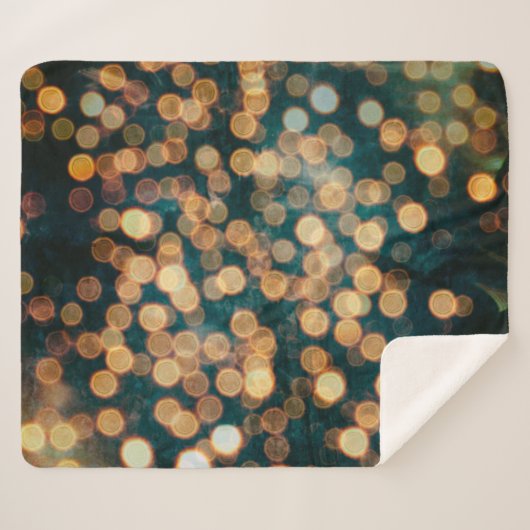 lichten backgrondabstract, achtergrond, zwart, ond sherpa deken (Voorkant (horizontaal))