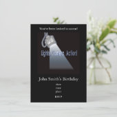 Lichten camera actie! kaart (Staand voorkant)