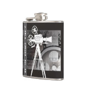 Lichten, camera, Action Flask, Movie Theme Heupfles (Links)