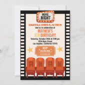 Lichten camera Action Movie Night Birthday Kaart (Voorkant)