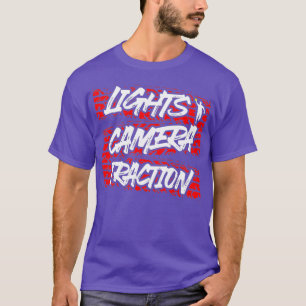 Lichten camera tractie straat drag racing t t-shirt