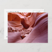 Lichten en rotsen in de canyon briefkaart (Voorkant / Achterkant)