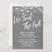 Lichten Getextileerd Wij hebben de knoop gelegd Gr Kaart (Voorkant)