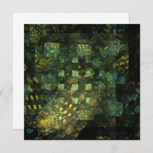 Lichten in de Abstracte kunstwerken van de stad (Voorkant / Achterkant)