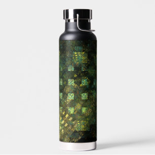 Lichten in de Abstracte kunstwerken van de stad Waterfles