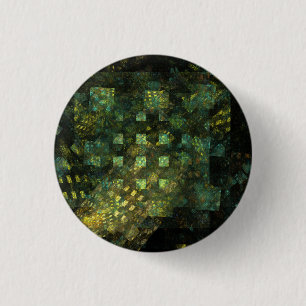 Lichten in de City Abstract Art Button (rond)