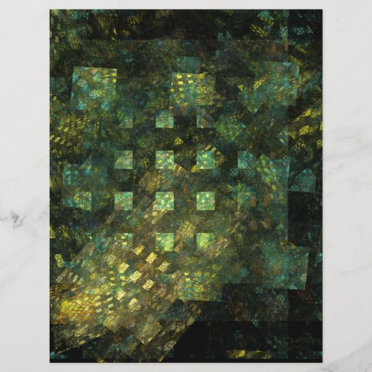 Lichten in de City Abstract Art Flyer (Voorkant)