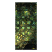 Lichten in de City Abstract Art-rackkaart Reclamekaart (Voorkant)