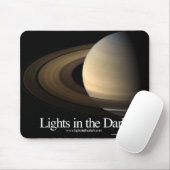 Lichten in de donkere mousepad muismat (Met muis)