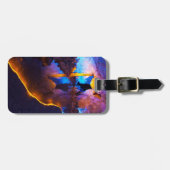 Lichten in de Reed Flute Cave, China Bagagelabel (Voorkant horizontaal)