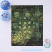 Lichten in de stad Abstract Art Flyer (Enkel)