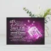 Lichten metselaar pot & vuurvliegjes vrijgezellenf kaart (Staand voorkant)