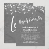 Lichten Textuur Gelukkig tot in Eeuwigheid Ontvang Kaart (Voorkant / Achterkant)