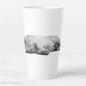 Lichten uit, huis bewaard latte mok (Voorkant)