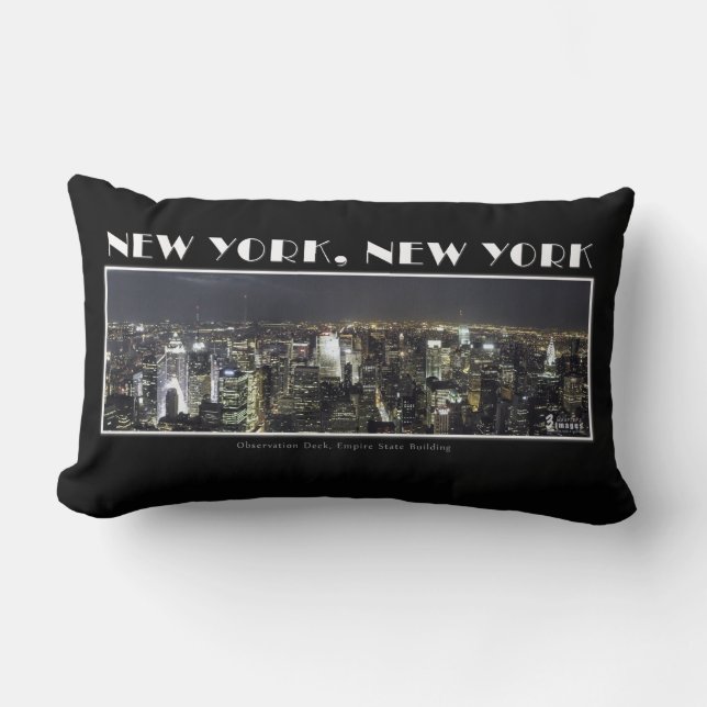 Lichten van New York City Pillow Kussen (Voorkant)