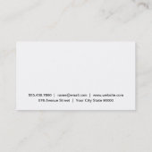 Lichten | vloeiende elementen visitekaartje (Achterkant)