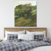 Lichtenberg Castle in Odenwald, 1900 Canvas Afdruk (Insitu (Slaapkamer))