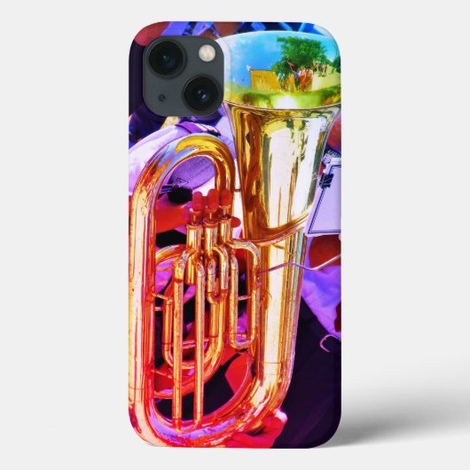 Lichtend Tuba met perspectief Case-Mate iPhone Case (Achterkant)