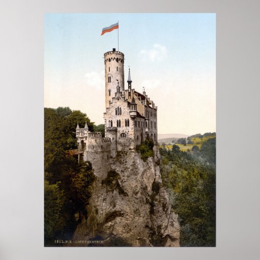 Lichtenstein Castle Poster (Voorkant)