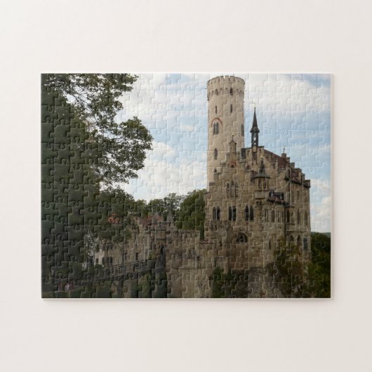Lichtenstein kasteel puzzel legpuzzel (Horizontaal)
