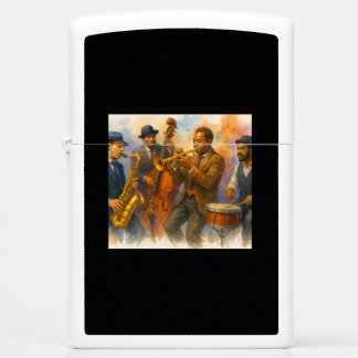Lichter met jazzmuzikanten