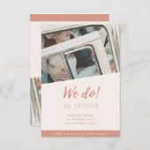 Lichtfoto van het Beach Weddenschap Bedankkaart (Voorkant / Achterkant)