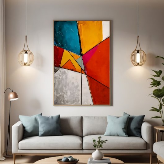 Lichtfragmenten Poster