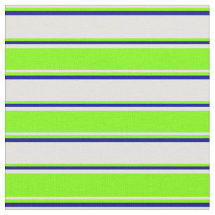 Lichtgeel, Chartreuse en Donkerblauw, gekleurd Stof