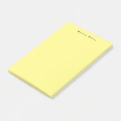 Lichtgeel Elegant Professioneel Modern Post-it® Notes (Schuin)