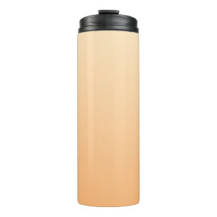 Lichtgeel en Oranje kleurverloop Thermosbeker