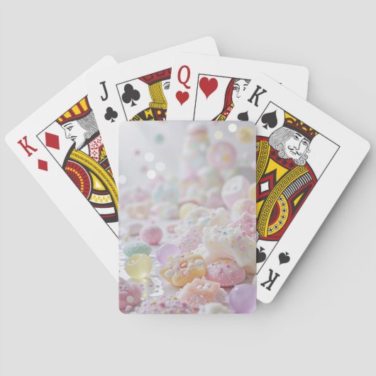 Lichtgekleurd ontwerp pokerkaarten (Achterkant)