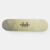 Lichtgele grijze maaswijdte Monogram Skateboard (Horizontaal)