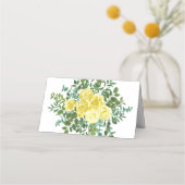 Lichtgele pasteitjes en Roos (Floral Wedding) (Achterkant)