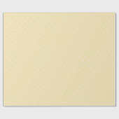 Lichtgele pokstip klassiek geschenk cadeaupapier (Vlak)