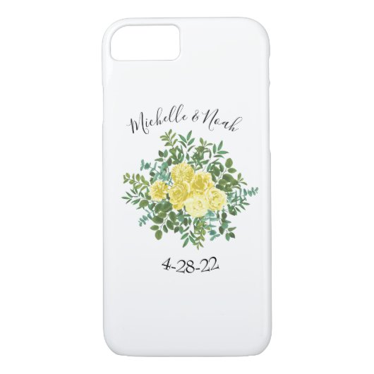 Lichtgele roze lenteverbinding Case-Mate iPhone case (Achterkant)